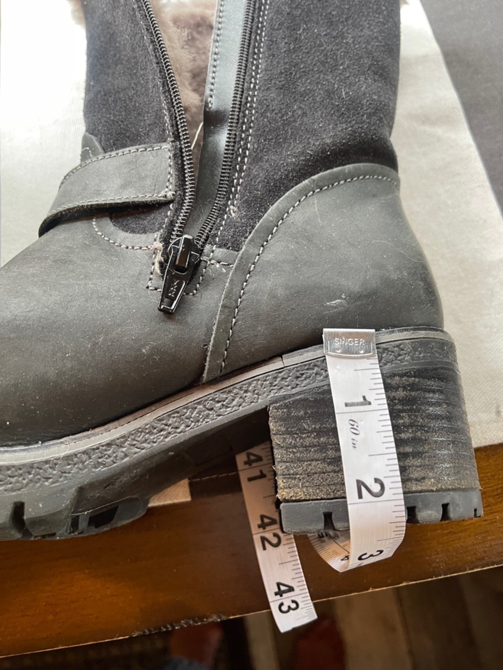 Overland black moto boots. - Picture 8 of 10